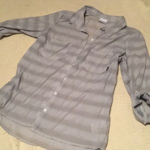 Semi sheer Columbia button down
